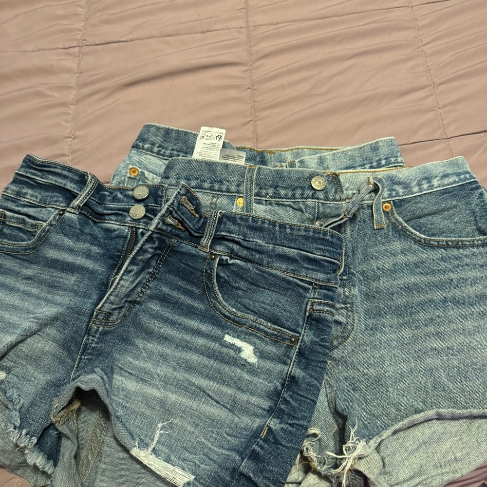 Jean shorts bundle 3 pairs!